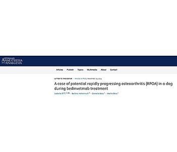 Perlen des VET Zentrum Journal Clubs: Vorsicht beim Einsatz von Librela?
 
Die Anwendung von monoklonalen...